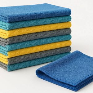 9 Microfiber Cleaning Cloths Ultra Absorbent Lint Free Towels For Kitchen Windows Countertops Car Washing Set of 12